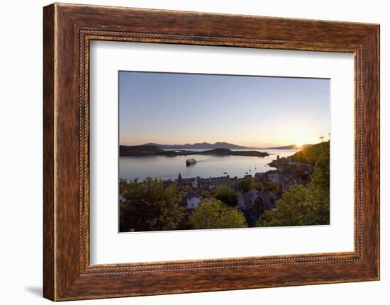 View over Oban Bay from Mccaig's Tower-Ruth Tomlinson-Framed Photographic Print