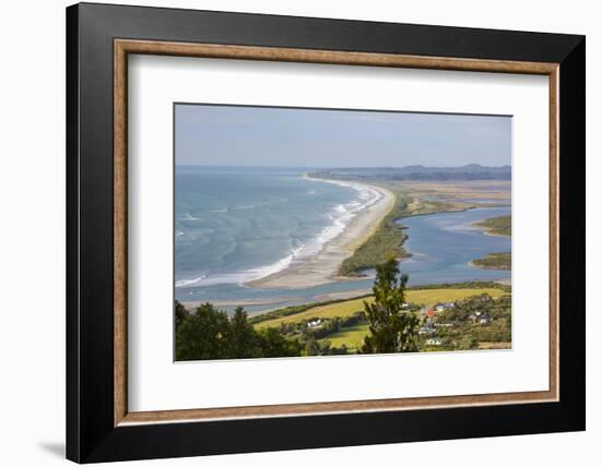 View over Okarito Lagoon from Okarito Trig, Okarito, Westland Tai Poutini National Park, West Coast-Ruth Tomlinson-Framed Photographic Print