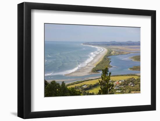 View over Okarito Lagoon from Okarito Trig, Okarito, Westland Tai Poutini National Park, West Coast-Ruth Tomlinson-Framed Photographic Print