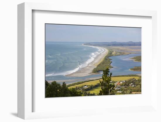 View over Okarito Lagoon from Okarito Trig, Okarito, Westland Tai Poutini National Park, West Coast-Ruth Tomlinson-Framed Photographic Print