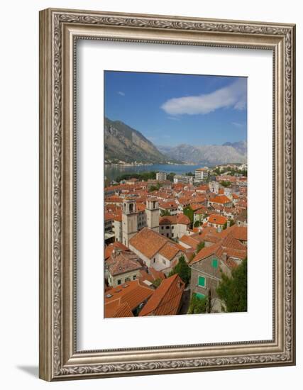 View over Old Town, Kotor, UNESCO World Heritage Site, Montenegro, Europe-Frank Fell-Framed Photographic Print