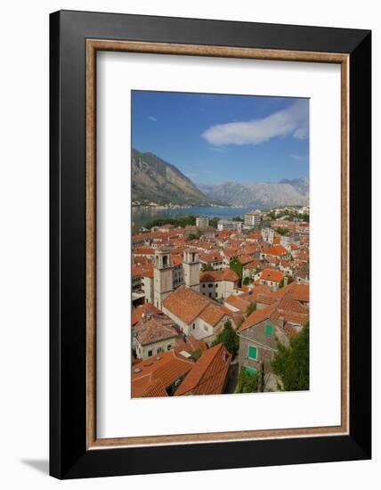 View over Old Town, Kotor, UNESCO World Heritage Site, Montenegro, Europe-Frank Fell-Framed Photographic Print