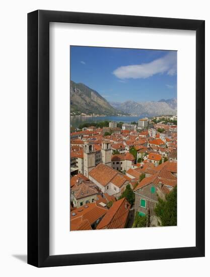 View over Old Town, Kotor, UNESCO World Heritage Site, Montenegro, Europe-Frank Fell-Framed Photographic Print