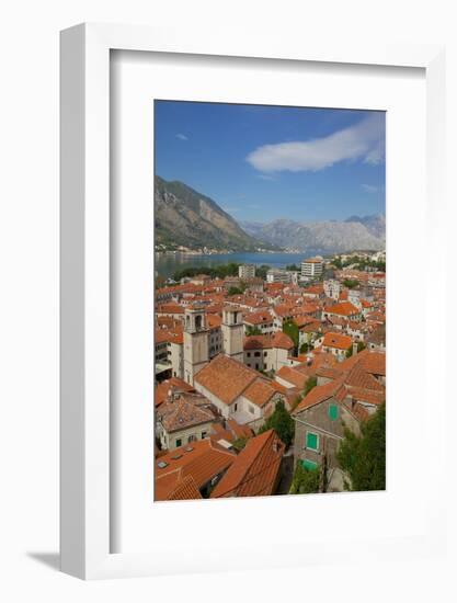 View over Old Town, Kotor, UNESCO World Heritage Site, Montenegro, Europe-Frank Fell-Framed Photographic Print