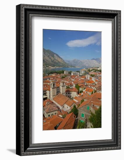 View over Old Town, Kotor, UNESCO World Heritage Site, Montenegro, Europe-Frank Fell-Framed Photographic Print