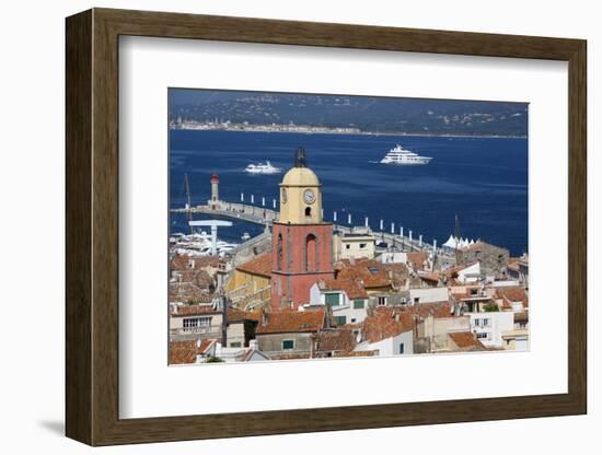 View over Old Town, Saint-Tropez, Var-Stuart Black-Framed Photographic Print