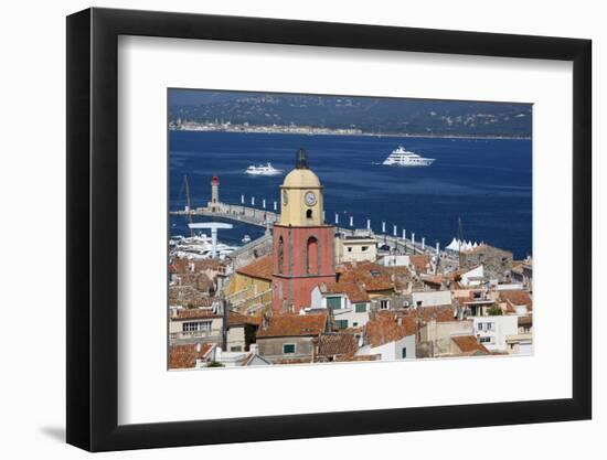 View over Old Town, Saint-Tropez, Var-Stuart Black-Framed Photographic Print