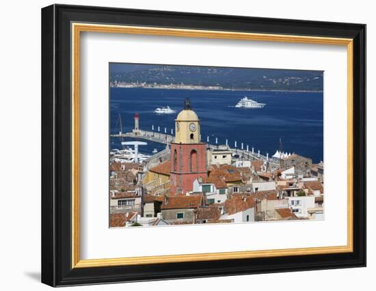 View over Old Town, Saint-Tropez, Var-Stuart Black-Framed Photographic Print