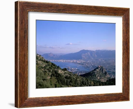 View Over Palermo, Island of Sicily, Italy, Mediterranean-Oliviero Olivieri-Framed Photographic Print