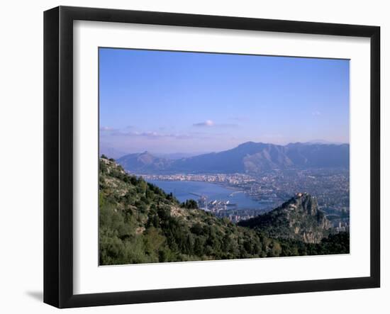 View Over Palermo, Island of Sicily, Italy, Mediterranean-Oliviero Olivieri-Framed Photographic Print