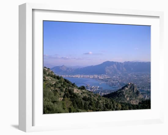 View Over Palermo, Island of Sicily, Italy, Mediterranean-Oliviero Olivieri-Framed Photographic Print