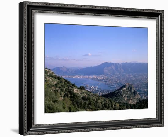 View Over Palermo, Island of Sicily, Italy, Mediterranean-Oliviero Olivieri-Framed Photographic Print