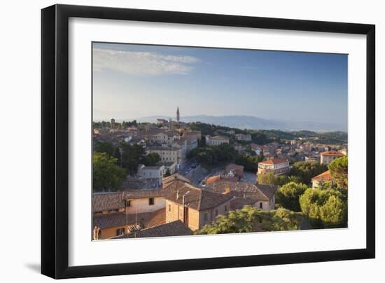 View over Perugia, Umbria, Italy-Ian Trower-Framed Photographic Print