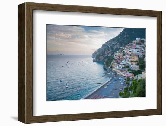 View over Positano, Costiera Amalfitana (Amalfi Coast), UNESCO World Heritage Site-Frank Fell-Framed Photographic Print