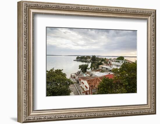 View over Punta Gorda and the Cienfuegos Bay, Cienfuegos, Cuba, West Indies, Caribbean-Yadid Levy-Framed Photographic Print
