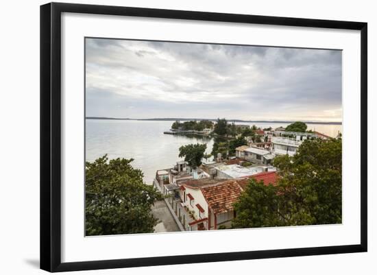 View over Punta Gorda and the Cienfuegos Bay, Cienfuegos, Cuba, West Indies, Caribbean-Yadid Levy-Framed Photographic Print