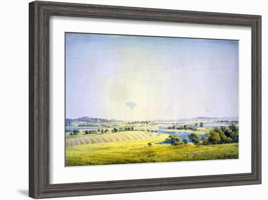 View over Putbus, 1824-1825-Caspar David Friedrich-Framed Giclee Print