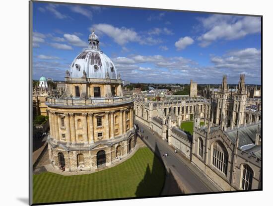 View over Radcliffe Camera and All Souls College, Oxford, Oxfordshire, England-Stuart Black-Mounted Photographic Print