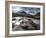 View Over River Etive Towards Snow-Capped Mountains, Rannoch Moor, Near Fort William, Scotland-Lee Frost-Framed Photographic Print