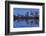 View over River Thames to Canary Wharf, Docklands, London, England, United Kingdom, Europe-Markus Lange-Framed Photographic Print