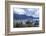 View over rooftops to Lake Wanaka at dusk, Wanaka, Queenstown-Lakes district, Otago, South Island, -Ruth Tomlinson-Framed Photographic Print