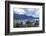 View over rooftops to Lake Wanaka at dusk, Wanaka, Queenstown-Lakes district, Otago, South Island, -Ruth Tomlinson-Framed Photographic Print