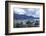 View over rooftops to Lake Wanaka at dusk, Wanaka, Queenstown-Lakes district, Otago, South Island, -Ruth Tomlinson-Framed Photographic Print