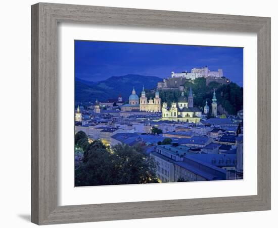 View over Salzburg, Austria-Gavin Hellier-Framed Photographic Print