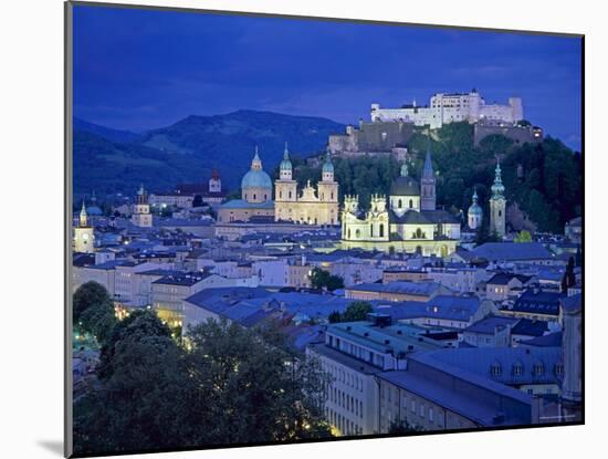 View over Salzburg, Austria-Gavin Hellier-Mounted Photographic Print