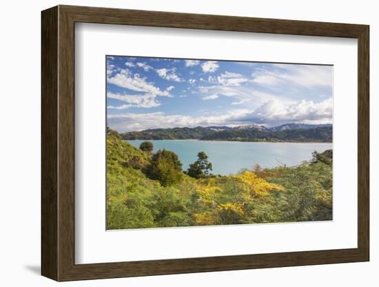 View over Sandy Bay from the Abel Tasman Coast Track, Abel Tasman National Park, near Marahau, Tasm-Ruth Tomlinson-Framed Photographic Print