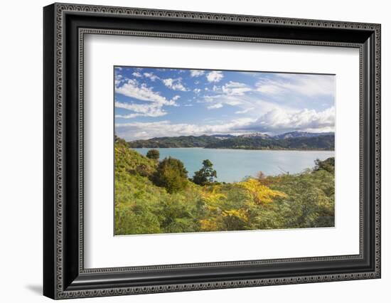 View over Sandy Bay from the Abel Tasman Coast Track, Abel Tasman National Park, near Marahau, Tasm-Ruth Tomlinson-Framed Photographic Print