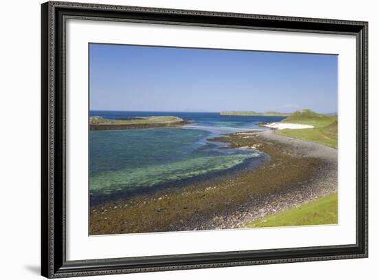 View over Shore at Low Tide to Distant Coral Beach-Ruth Tomlinson-Framed Photographic Print