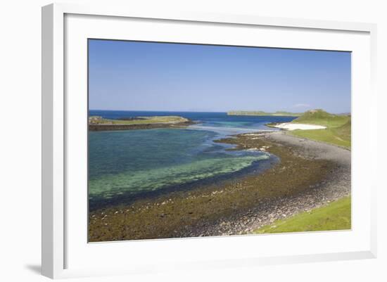 View over Shore at Low Tide to Distant Coral Beach-Ruth Tomlinson-Framed Photographic Print