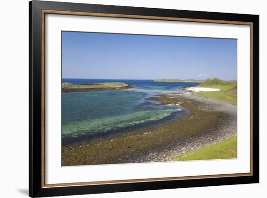 View over Shore at Low Tide to Distant Coral Beach-Ruth Tomlinson-Framed Photographic Print