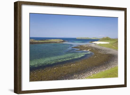 View over Shore at Low Tide to Distant Coral Beach-Ruth Tomlinson-Framed Photographic Print