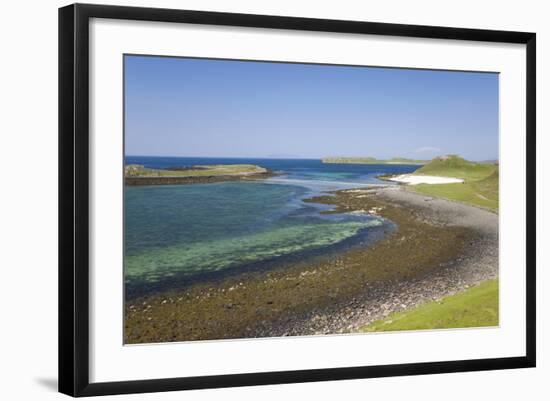 View over Shore at Low Tide to Distant Coral Beach-Ruth Tomlinson-Framed Photographic Print