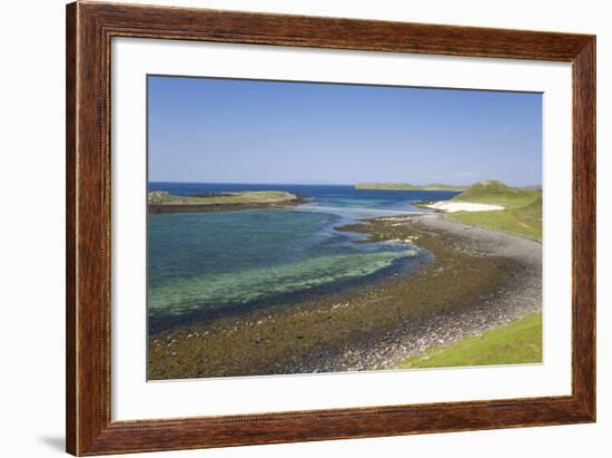 View over Shore at Low Tide to Distant Coral Beach-Ruth Tomlinson-Framed Photographic Print