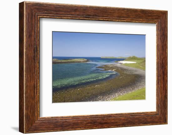View over Shore at Low Tide to Distant Coral Beach-Ruth Tomlinson-Framed Photographic Print