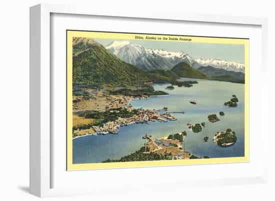 View over Sitka-null-Framed Art Print