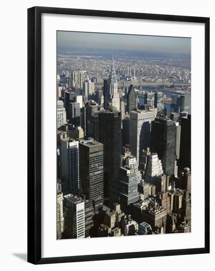 View Over Skyscrapers and City from Empire State Building, New York City, New York, North America-Ethel Davies-Framed Photographic Print