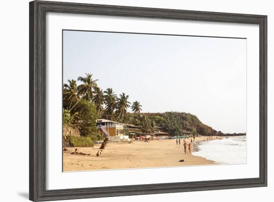 View over South Anjuna Beach, Goa, India, Asia-Yadid Levy-Framed Photographic Print