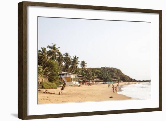 View over South Anjuna Beach, Goa, India, Asia-Yadid Levy-Framed Photographic Print