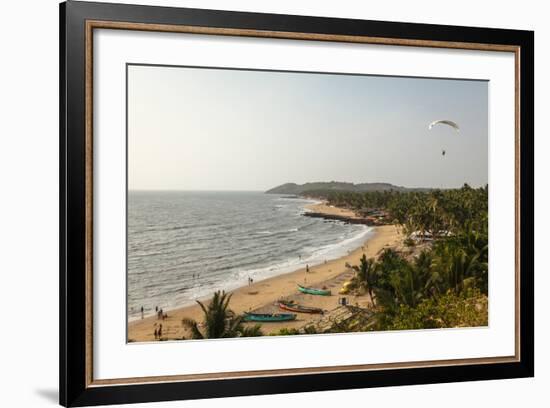 View over South Anjuna Beach, Goa, India, Asia-Yadid Levy-Framed Photographic Print