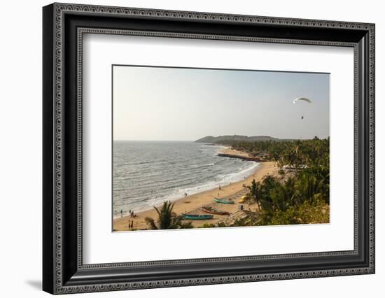 View over South Anjuna Beach, Goa, India, Asia-Yadid Levy-Framed Photographic Print