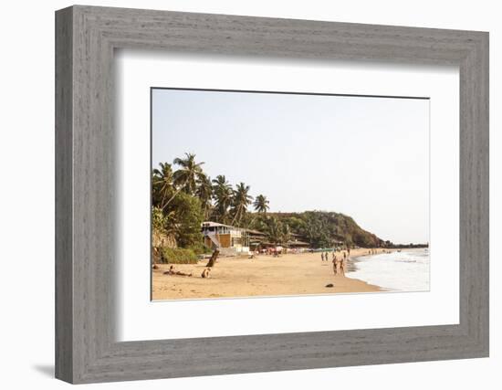 View over South Anjuna Beach, Goa, India, Asia-Yadid Levy-Framed Photographic Print