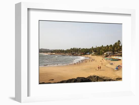 View over South Anjuna Beach, Goa, India, Asia-Yadid Levy-Framed Photographic Print