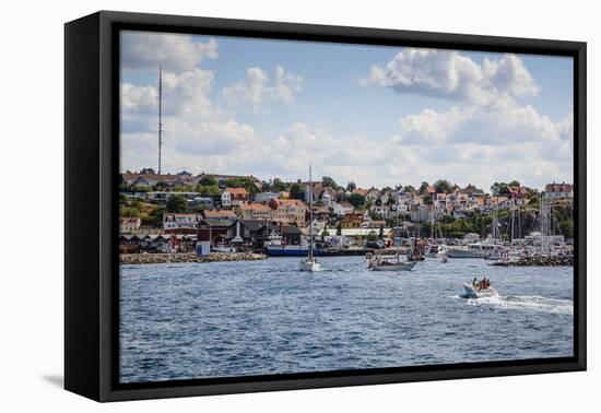 View over Stromstad, Vastra Gotaland Region, Sweden, Scandinavia, Europe-Yadid Levy-Framed Premier Image Canvas
