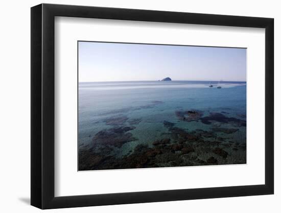 View over the Bull Island Sant'Antioco Sardinia, Italy, Mediterranean, Europe-Oliviero Olivieri-Framed Photographic Print