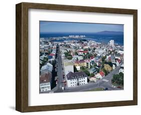 View Over the City, Reykjavik, Iceland, Polar Regions-David Lomax-Framed Photographic Print