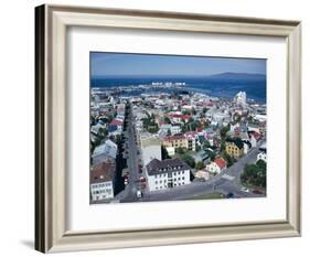 View Over the City, Reykjavik, Iceland, Polar Regions-David Lomax-Framed Photographic Print